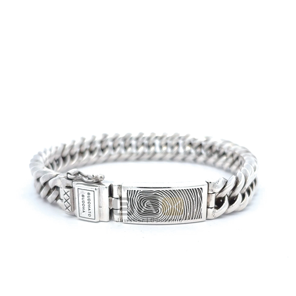 Buddha to Buddha armband met vingerafdruk collectie 'Bax Juwelier' *