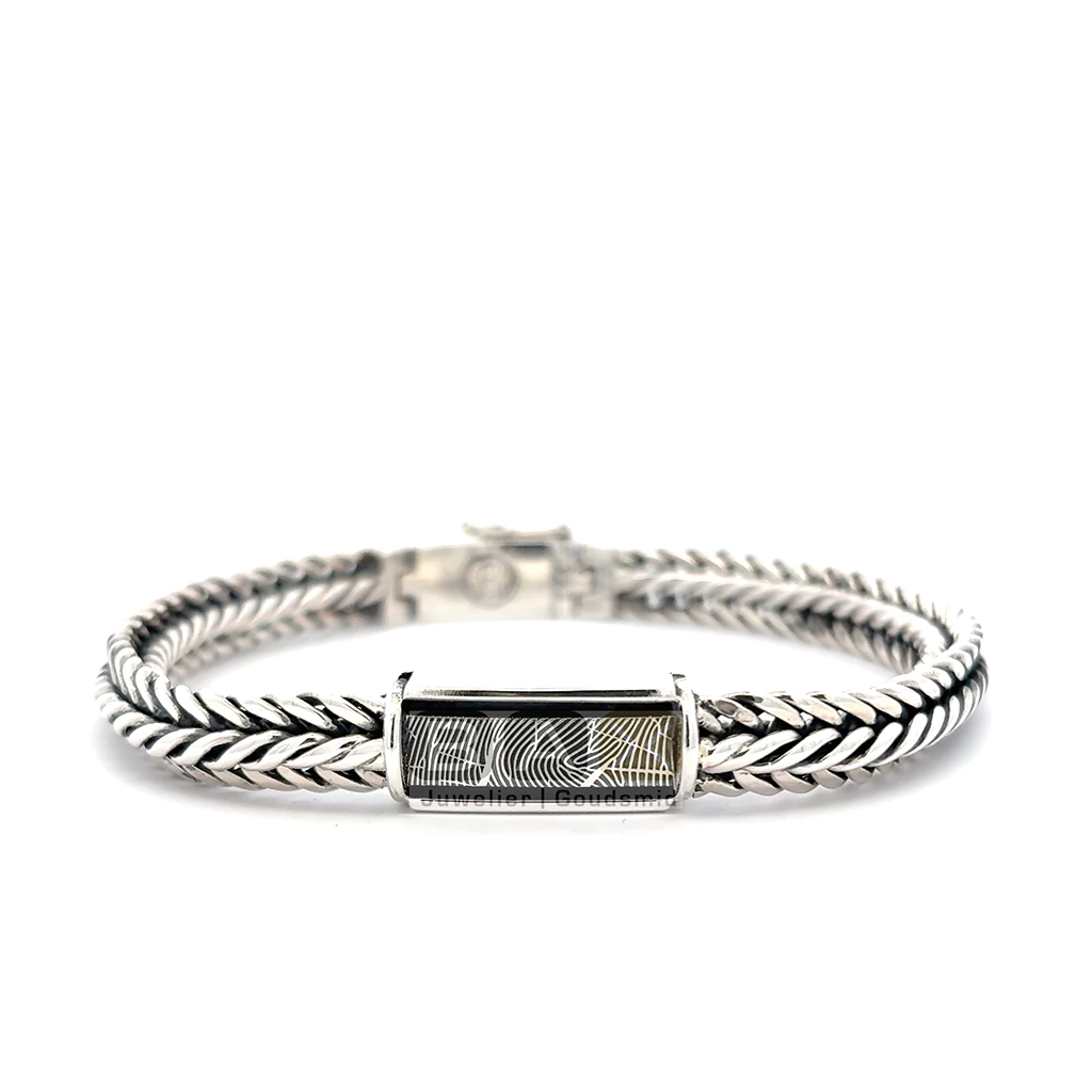Buddha to Buddha armband met vingerafdruk collectie 'Bax Juwelier'